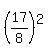 +%2817%2F8%29%5E2+