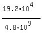 +%2819.2%2A10%5E4%29%2F%284.8%2A10%5E9%29+