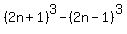 +%282n%2B1%29%5E3-%282n-1%29%5E3+