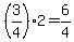 \"+%283%2F4%29%2A2+=+6%2F4+\"