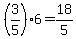 +%283%2F5%29%2A6+=+18%2F5+