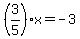 +%283%2F5%29%2Ax+=+-3+