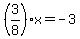 +%283%2F8%29%2Ax+=+-3+