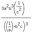 +%283a%5E2b%5E3%281%2Fc%5E2%29%29%2F%28%281%2Fa%29b%5E2c%29%5E3++