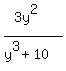 +%283y%5E2%29%2F%28y%5E3%2B10%29+