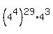 +%284%5E4%29%5E29+%2A+4%5E3+