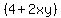 +%284+%2B+2xy%29+