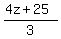 +%284z+%2B+25%29%2F3+