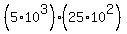 +%285%2A10%5E3%29%2825%2A10%5E2%29