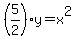 +%285%2F2%29y=x%5E2+