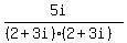 +%285i%29%2F%28%282%2B3i%29%282%2B3i%29%29+