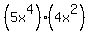 +%285x%5E4%29%284x%5E2%29