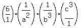 +%286%2F1%29%281%2Fa%5E2%29%281%2Fb%5E3%29%28c%5E3%2F1%29+