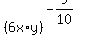 +%286x%2Ay%29%5E%28-9%2F10%29+
