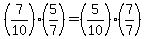 +%287%2F10%29%2A%285%2F7%29++=+%285%2F10%29%2A%287%2F7%29+