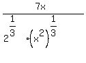 +%287x%29%2F%282%5E%281%2F3%29%28x%5E2%29%5E%281%2F3%29%29+