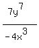 +%287y%5E7%29%2F%28-4x%5E3%29+