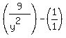 +%289%2F%28y%5E2%29%29+-%281%2F1%29+