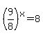 +%289%2F8%29%5Ex+=+8+