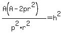 +%28A%28A-2pr%5E2%29%29%2F%28p%5E2%2Ar%5E2%29+=h%5E2++