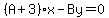 +%28A%2B3%29x+-+By+=+0+