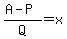 \"+%28A+-+P%29%2FQ+=+x+\"