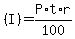 +%28I%29=++P%2At%2Ar%2F100