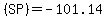+%28SP%29+=+-101.14