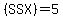 +%28SSX%29+=+5