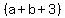 +%28a%2Bb%2B3%29
