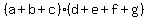 +%28a%2Bb%2Bc%29%2A%28d%2Be%2Bf%2Bg%29