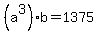 +%28a%5E3%29%2Ab=1375+