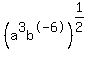+%28a%5E3b%5E-6%29%5E%281%2F2%29+