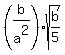 +%28b%2Fa%5E2%29sqrt%28b%2F5%29