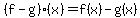 +%28f-g%29%28x%29=+f%28x%29-g%28x%29