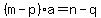 +%28m-p%29a=n-q