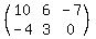 +%28matrix%282%2C3%2C10%2C6%2C-7%2C-4%2C3%2C0%29%29++