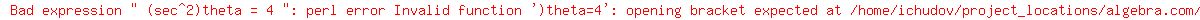 +%28sec%5E2%29theta+=+4+