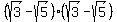 +%28sqrt%283%29+-+sqrt%285%29%29%28sqrt%283%29+-+sqrt%285%29%29