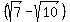 +%28sqrt%287%29+-+sqrt%2810%29%29+