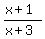 +%28x%2B1%29+%2F+%28x%2B3%29+