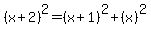 +%28x%2B2%29%5E2=%28x%2B1%29%5E2+%2B%28x%29%5E2.+