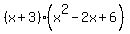 +%28x%2B3%29%28x%5E2-2x%2B6%29+