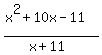 +%28x%5E2%2B10x-11%29%2F%28x%2B11%29+