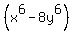+%28x%5E6+-+8y%5E6%29+