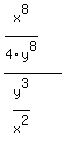 +%28x%5E8%2F4y%5E8%29%2F%28y%5E3%2Fx%5E2%29