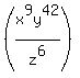+%28x%5E9y%5E42%2Fz%5E6%29