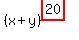 +%28x+%2B+y%29%5E%28highlight%2820%29%29