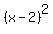 +%28x-2%29%5E2+