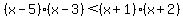 +%28x-5%29%28x-3%29+%3C+%28x%2B1%29%28x%2B2%29+